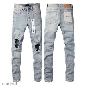 Paarse merk jeans licht knie slanke fitywpf st24 st24 st24