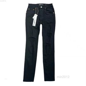 Paarse merk jeans nieuwe lanceringsontwerper ksubi heren slank fit casual true nfow