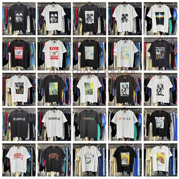 T-shirts pour hommes de marque pourpre Brand pour hommes T-shirt graphique T-shirt Men de mode Hip Hop Street Style Tshirt Summer Casual Short à manches