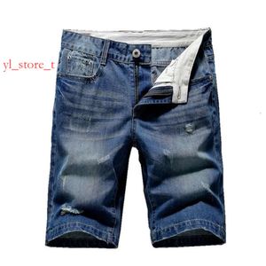 Purple BrandDesigner Heren gescheurd korte jeans merk kleding Bermuda katoen shorts ademende denim shorts mannelijke hoogwaardige nieuwe mode baggy jeans 9425