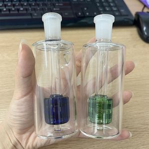 Couleur de couleur bleue pour tuyaux en verre Recycleur Ricotes d'huile Catcher de cendres 14 mm 18 mm Bobgs Bubbler Bubbler Hookah Ashcatchers pour fumer