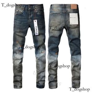 Designer violet pour hommes en jeans pour hommes randonnée pantalon Hip Hop High High Street Brand Pantalones Vaqueros Hombre Motorcycle de moto