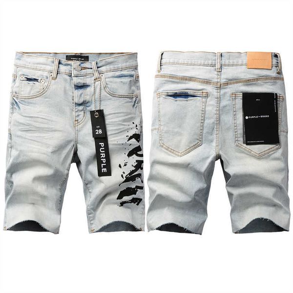 Designer pour hommes pour hommes shorts Hip Hop Hop Casual Casual Short Knee Lenght Vêtements 28-40 Taille Shorts de haute qualité Jeans denim Zpje