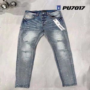 Paarse Jeans 2023 Heren Designer Anti-aging Slim Fit Casual Pu20231200 Maat 30-32-34-36-38ed45