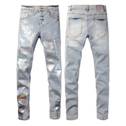 Paarse jeans AIR-denimbroek Herenjeans Designer Jean Zwarte broek voor heren High-end kwaliteit Recht ontwerp Retro streetwear Casual joggingbroek Ontwerpers Joggers Pan