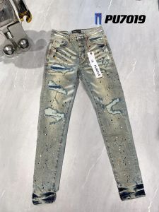 jean violet jeans jeans concepteur pupe jeans mens skinny jeans denim en détresse biker noir jean blue slim moteur pjgm