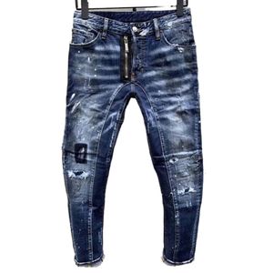 Фиолетовые джинсы джинсовые джинсы модные узкие рваные ветряные байкерские джинсы рок-возрождения дизайнерские джинсы мужские джинсы брюки доступны оптом