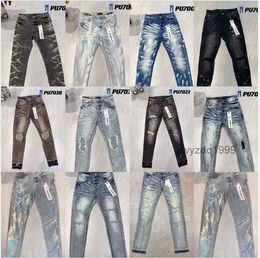 Paarse jeans denim broek heren ontwerper Jean Men Black broek hoogwaardige kwaliteit rechte ontwerp retro streetwear casual zweetwegen ontwerpers joggers pantk7gk