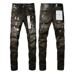 Lila Jeans Denim-Hose Herren-Jeans Designer-Männer schwarze Hose High-End-zerrissene Qualität gerades Design Retro Streetwear Casual Jogginghose PU9030