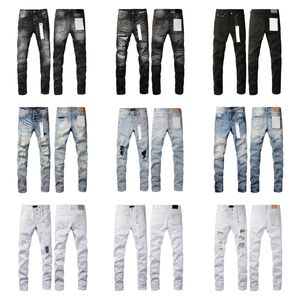 Paarse jeans denim broek heren jeans ontwerper Jean Men Black broek hoogwaardige kwaliteit rechte ontwerp retro streetwear casual zweetwedstrijden ontwerpers joggers pant8