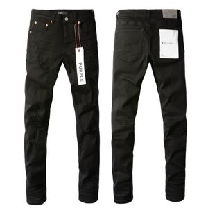 Jean violet pantalon denim pour hommes concepteurs de concepteurs hommes pantalons noirs haut de gamme de qualité droite conception rétro streetwear pantalon de survêtement décontracté pu9022