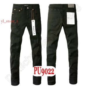 Paarse jeans denim broek heren jeans ontwerper mannen zwarte ksubi jeans high-end gescheurde kwaliteit recht ontwerp retro streetwear casual zweetbroeken 6914