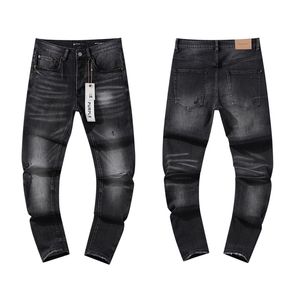 Paarse jeans denim broek heren jeans ontwerper Jean Men Black broek hoogwaardige kwaliteit rechte ontwerp retro streetwear casual zweetwedstrijden ontwerpers joggers pant