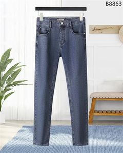 Paarse jeans denim broek heren jeans ontwerper Jean Men Black broek hoogwaardige kwaliteit rechte ontwerp retro streetwear casual zweetwedstrijden ontwerpers joggers s-3xl #605