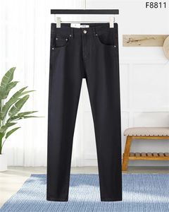 Paarse jeans denim broek heren jeans ontwerper Jean Men Black broek hoogwaardige kwaliteit rechte ontwerp retro streetwear casual zweetwedstrijden ontwerpers joggers s-3xl #607