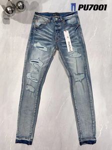 Jean violet pantalon denim en jean concepteur de jeans jean mens pantalons noirs haut de gamme streetwear streetwear streetwear pantalon de survêtement décontracté w1h6
