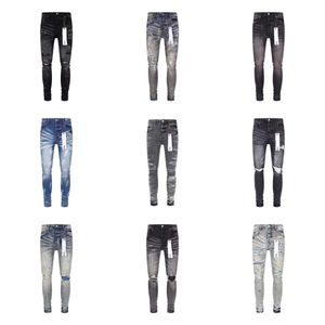 Paarse jeans Denim broek Heren jeans Designer Jean Heren zwarte broek High-end kwaliteit Recht ontwerp Retro streetwear Casual joggingbroek Ontwerpers Joggers