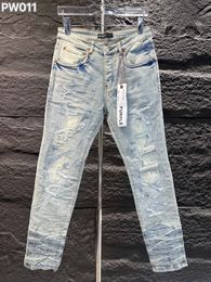 paarse jeans designer jeans voor mannen en vrouwen trend merkbroeken motorfiets trendy lange rechte hoogwaardige kwaliteit heren paarse jeans broek knie mager recht