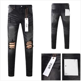 paarse jeans designer jeans voor heren jeans hoge kwaliteit mode heren jeans coole stijl designer broek verontruste gescheurde biker zwart blauwe jean slim fit motorcyc