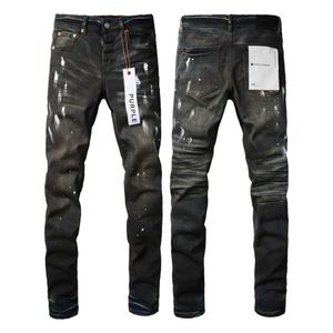 jeans violets jeans de créateur pour hommes pantalons skinny droits jeans baggy denim jean européen hombre pantalons pour hommes pantalons biker broderie déchiré pour la tendance 29-40 J9036