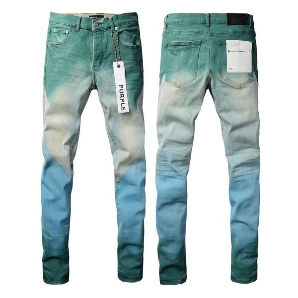 jeans violets jeans de créateur pour hommes pantalons skinny droits jeans baggy denim jean européen hombre pantalons pour hommes pantalons biker broderie déchiré pour la tendance 29-40 J9047