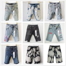 paarse shorts paarse jeans designer jeans mannen designer jeans voor mannen dames broek paars merk zomergat 2023 nieuw stijl borduurwerk zelf