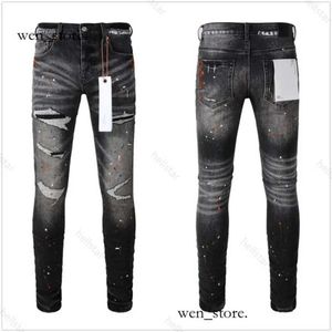 Jean pourpre jeans jeans jeans jeans jeans violet jeans de haute qualité tissus masculiques pour hommes de style cool pantalon détente biker noire bleu jean 347
