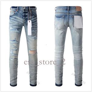 Jeans de créateurs de jeans violets pour hommes pour hommes pour hommes Top Quality Fashion Mens Jeans Style Designer Pantte