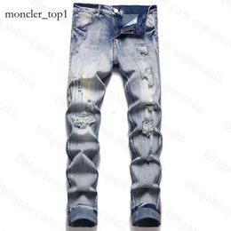 Jean pourpre concepteur pour hommes jeans ksubi jeans high street hole étoile patch mens women star brodery panneau pantalon stretch-fit pantalon top qualité 6175