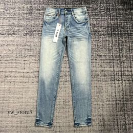 Paarse jeans Designer Herenjeans Heren Jeans Designerbroeken voor heren Zwart 2023 Nieuwe stijl Borduren Zelfcultivatie en kleine voeten Mode 6541