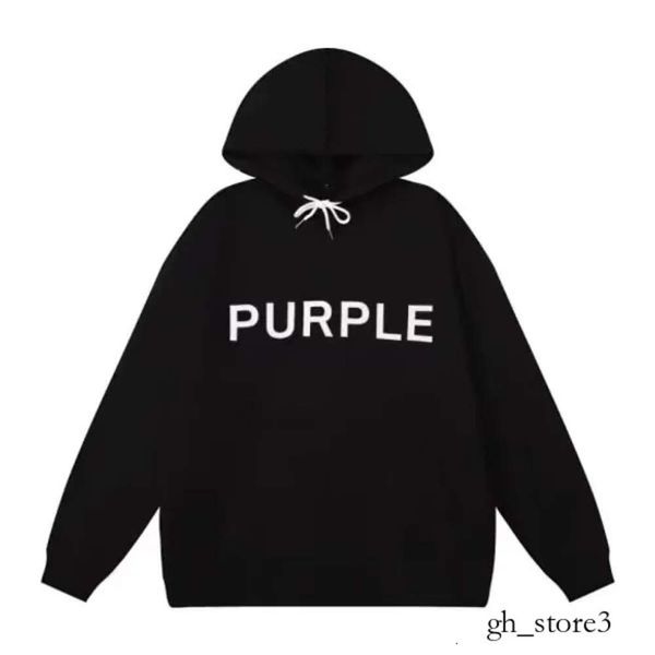 Purple Jeans Sweat à capuche 24SS Hiver Hoodie Hoodie Men Sweater High Quality Keep Warm Sweat High Street Casual Hoodie Brand Purple Brand 508