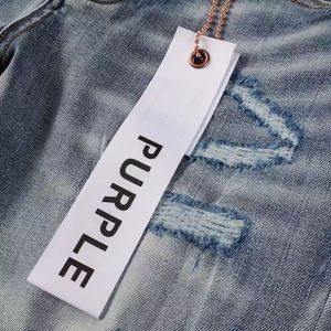 Paars Jeans Label Logo Designer Jeans Modemerk Label Groothandel Paars Logo Label Maat 30-38