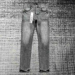 Paarse Jeans Heren Designer Anti-aging Slim Fit Casual Jeans Pu2023900 Maat 30-32-34-36mzkm