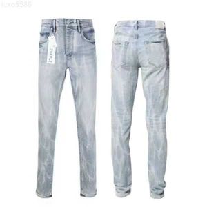 Paarse Jeans Heren Designer Anti-aging Slim Fit Casual Jeans Pu2023900 Maat 30-32-34-36hit8