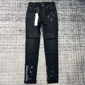 Jeans violets pour hommes, étiquette unisexe, pantalon slim déchiré de styliste pour Dhgate, vieux vêtements lavés, marque de luxe LETZ