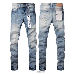 Purple Jeans Hommes Designer Broderie Quilting Déchiré pour Tendance Marque Vintage Pantalon Casual Solide Classique Droit Jean pour Homme Moto Pantalon Hommes Rock Reviv I8Y9