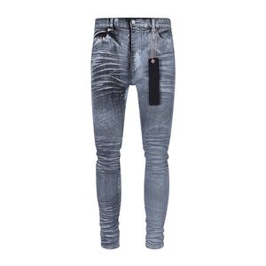 Jeans violet jeans mens concepteur jeans pantalon jeans empilé jeans masculin denim moteur de bille