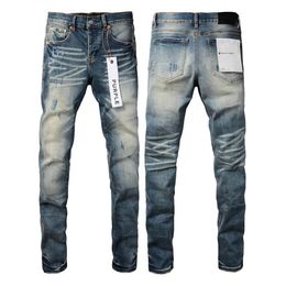 Paarse jeans heren jeans trends heren streetwear jeans pant mode man jeans magere Jean Gris skinny kleuren streetwear nijlpaard grijs lady jeans ontwerper Rip Blue Jeans