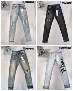 Lila Jeans, lila Jeans, Designer-Denim-Hose, Herren-Jeans, schwarze Herren-Hose, gerades Design, Retro-Streetwear, lässige Jogginghose, Designer-Jogginghose