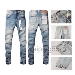 Paarse jeans religie broek paarse merk jeans paarse gat ontwerper Men Mens Jeans topkwaliteitbu2b