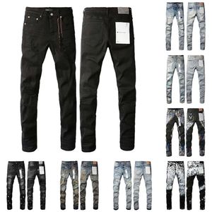 Purple Jeans Pantalons Hommes Designer Jean Femmes Pantalons noirs High1 Qualité Droite Design Rétro Streetwear Pantalon de survêtement décontracté Denim Cargo Hip