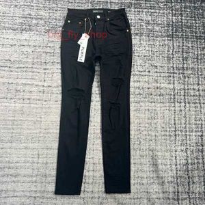 Paarse broek Designer voor mannen vrouwen broek paars merk jeans zomer gat 2023 nieuwe stijl borduurwerk zelf GGJD 20 3QC6