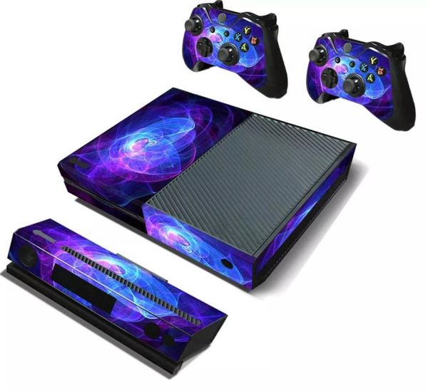 Calcomanía de vinilo protectora púrpura, pegatinas de piel, cubierta envolvente para Xbox One, controlador de juegos de consola Kinect5438226