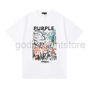 Chemise violette Marque T-shirts Hommes Femmes T S M L XL 2023 Nouveau style Vêtements Designer Graphic Tee 37hdea