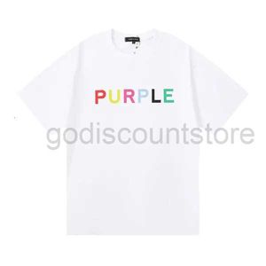 Chemise violette Marque T-shirts Hommes Femmes T S M L XL 2023 Nouveau style Vêtements Designer Graphic Tee 22kkry