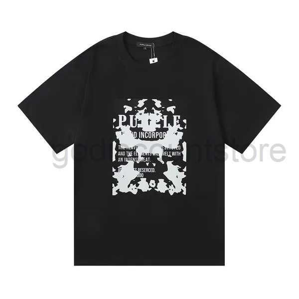 Chemise violette marque t-shirts hommes femmes t s m l xl 2023 nouveau style vêtements designer t-shirt graphique 23kt44