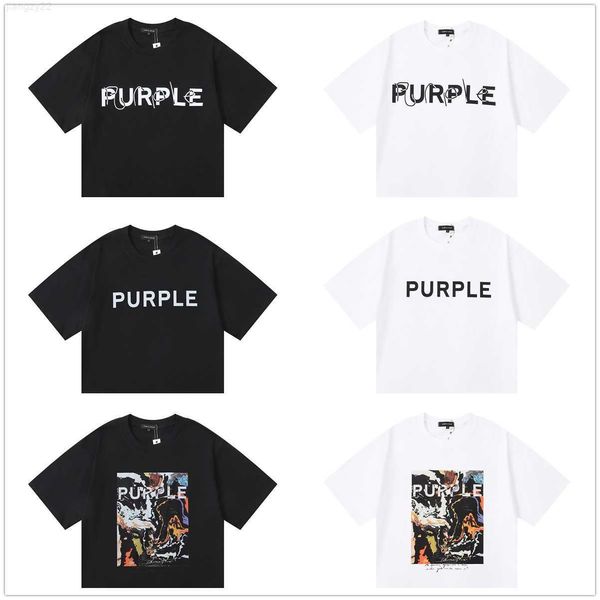 Chemise violette marque t-shirts hommes femmes t s m l xl Style vêtements Designer t-shirt graphique