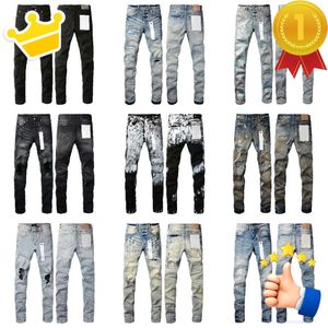 purpleJeans Designer Hommes Denim Violet Pantalon Pantalon De Mode Qualité Haut De Gamme Conception Droite Rétro Streetwear Pantalon De Survêtement Occasionnel Joggers Pantalon Lavé Vieux Jeans