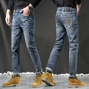 Purlemens Jeans Designer European Automne et hiver nouveau produit High End Quality Big Cow Slim Fit Small Feet Pantal