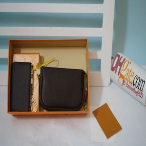 diseñadores de bolso luxurys alta calidad l billfold billetera paris diseñador a cuadros diseñador para hombres bolsillo de bolsillo de lujo bolsillo de lujo con caja Tot 298m